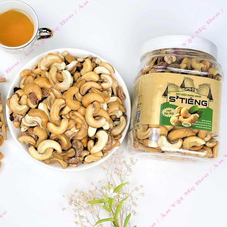 500Gr Hạt Điều Rang Muối STIÊNG Loại Bể Vỡ