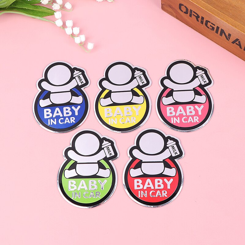 Tem Nhôm Chữ Baby In Car Dán Xe Ô Tô Tiện Lợi