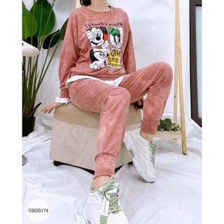 Bộ nỉ micky gấu trắng cao cấp