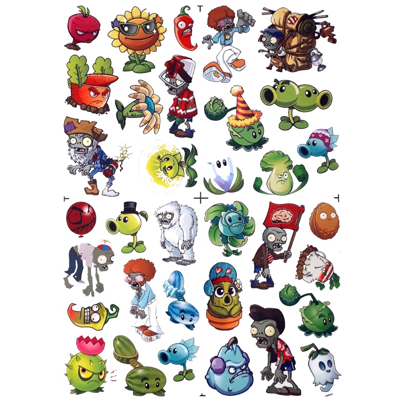Hình dán/ sticker zoombie trang trí điện thoại, laptop, sổ tay...