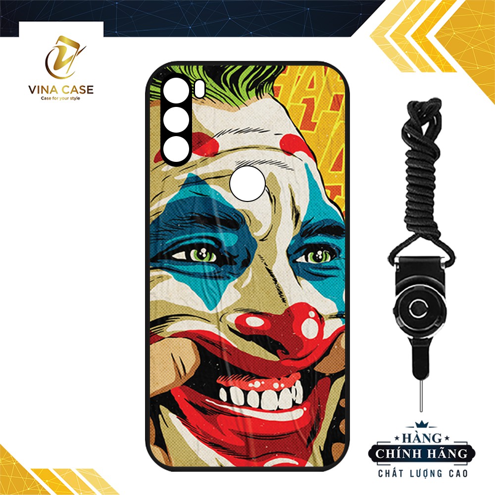 Ốp lưng Vsmart Active 3 Joker Harley Quinn in 5D silicone TPU dẻo chống bẩn(sản phẩm có 5 mẫu)-Tặng kèm dây đeo.