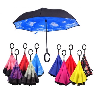 [SALE 10%] Dù đi mưa mở ngược Inverted Umbrella chuyên dụng cho xe hơi