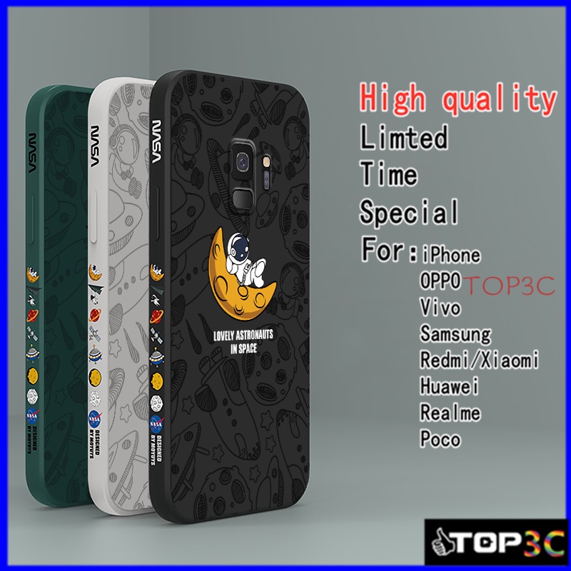 Ốp điện thoại s9 ốp điện thoại S9 Plus NASA Ốp Điện Thoại Cho Samsung S9 Plus S10 Plus S8 Plus S9 S10 lite A91 S10 S20 FE S20 Plus S20 Ultra S21 S21 FE S21 Plus S21 Ultra TKR