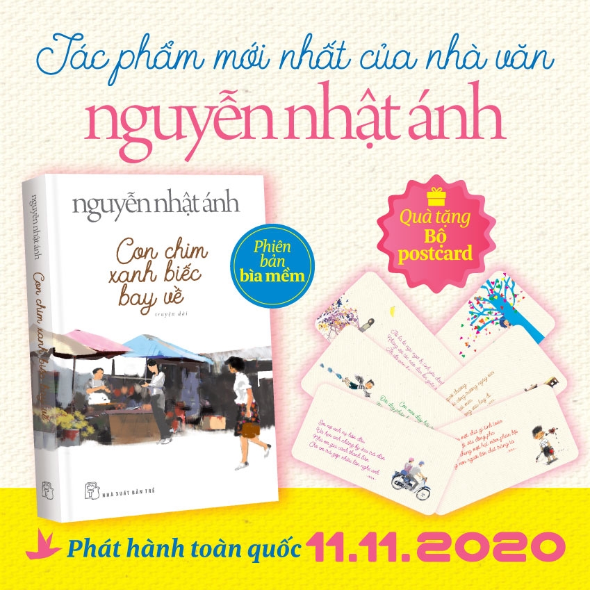 Sách Con Chim Xanh Biếc Bay Về - Tặng Kèm 6 Postcard