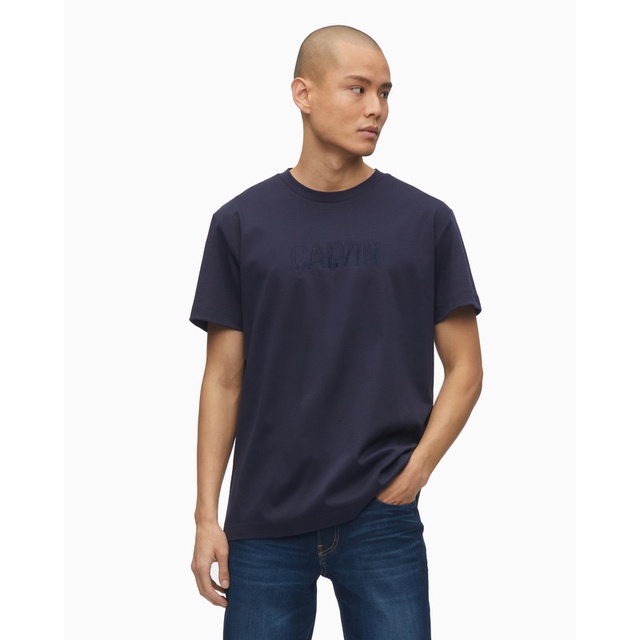 CALVIN KLEIN JEANS - Áo Thun Nam A- Calvin Klein Tonal Emb - J317686CHW