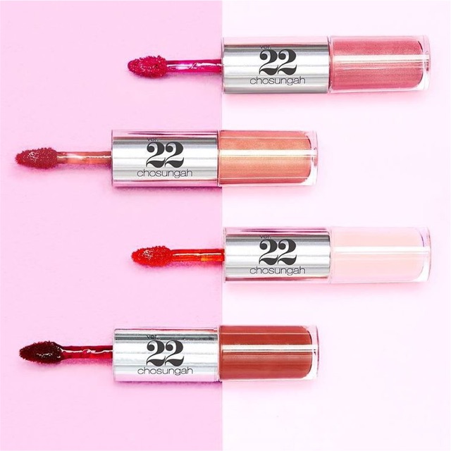 (Date 02/22) SON 2 ĐẦU DUAL LIP TINT&amp;GLOSS CHOSUNGAH