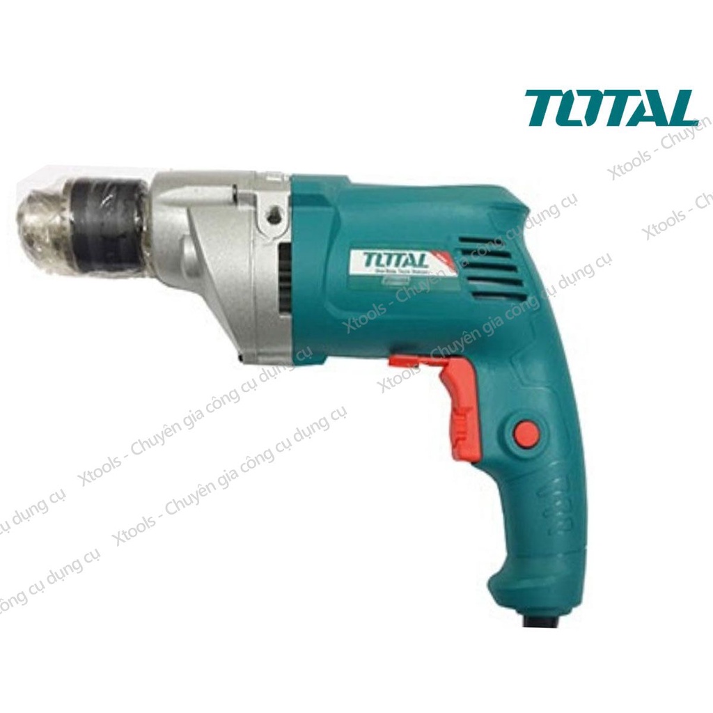 Máy khoan cầm tay TOTAL TD207131E công suất 700w, tốc độ 1200rpm; đầu khoan  1.5-13mm, khả năng khoan sắt 13mm - khoan g