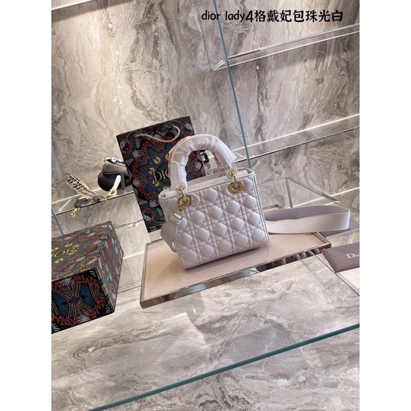 Túi xách/Túi đeo chéo Dior CD da mềm dây đeo bản to khóa logo đúc dày cao cấp