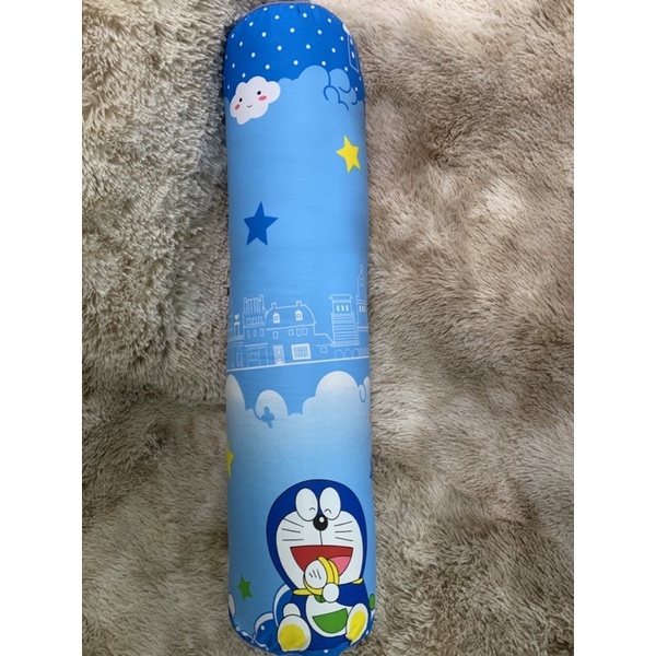 Gối ôm dài cho trẻ em hình doremon vải cotton 100% dài 90cm