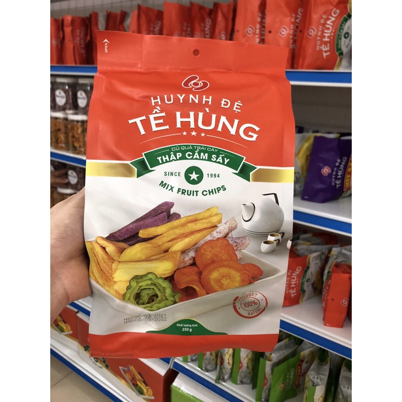 Túi 250gr thập cẩm sấy Huynh Đệ Tề Hùng