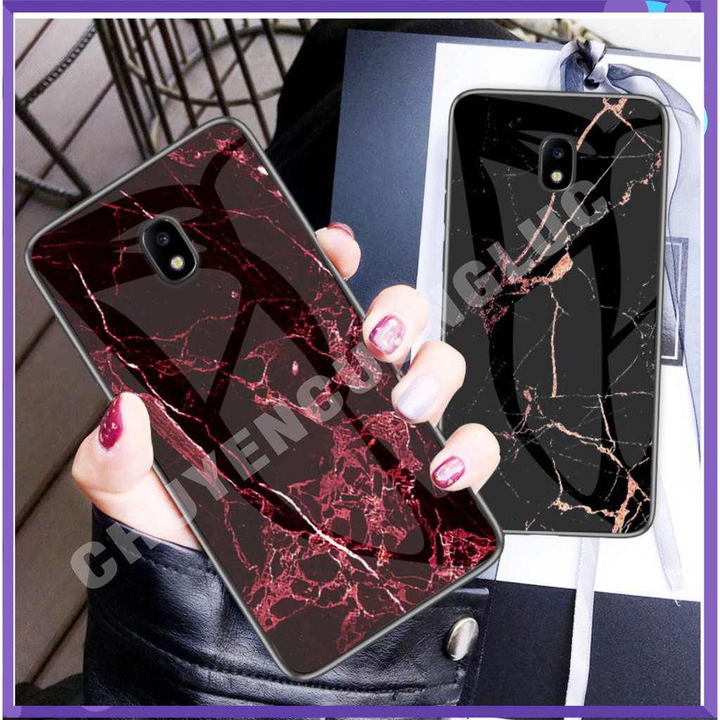 [HOT] Ốp điện thoại cứng mặt đá cẩm thạch cao cấp dành cho Samsung Galaxy J7 Pro