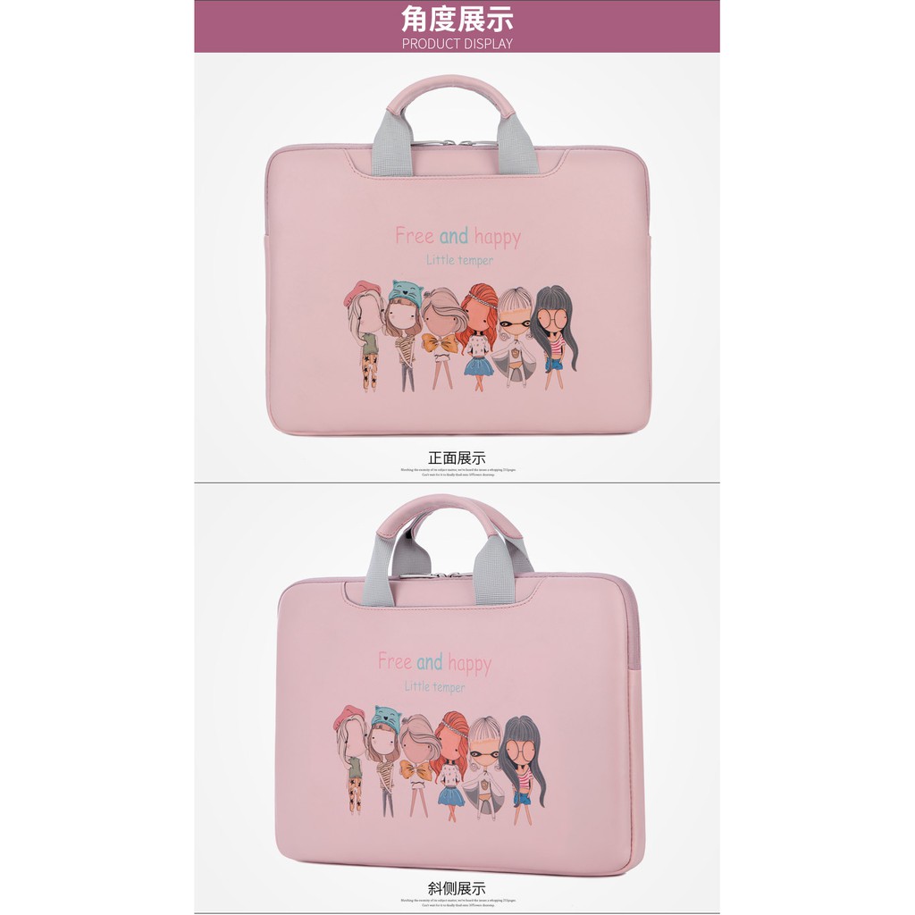 [GIÁ HỦY DIỆT-Có ẢNH THẬT]- Túi đựng laptop chống sốc in hình dễ thương- Chống nước, siêu nhẹ, tiện lợi | BigBuy360 - bigbuy360.vn
