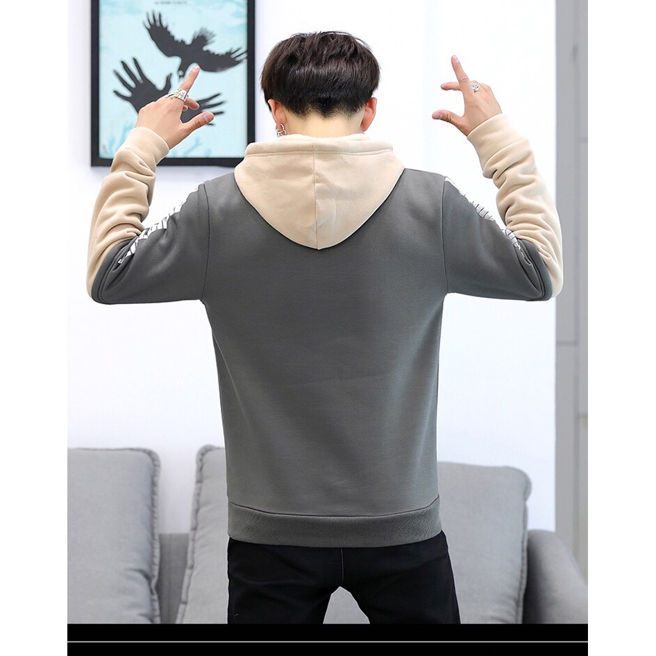 🔝ÁO HOODIE🍁FREESHIP🍁🌠ÁO KHOÁC HOODIE NAM PHỐI TAY 3 MÀU🌠🌠 | BigBuy360 - bigbuy360.vn