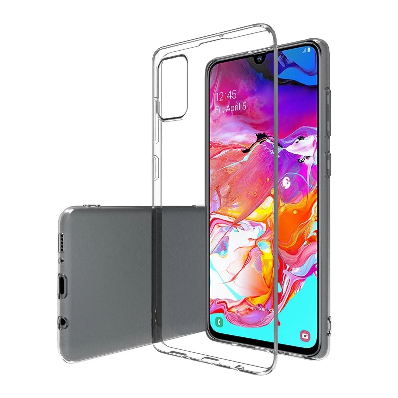 Ốp điện thoại trong suốt thời trang cho Samsung ss Galaxy A22 A12 A32 A42 A72 A02S A02 4G 5G