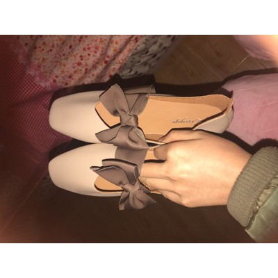 [SẴN] GIÀY BỆT NƠ MŨI VUÔNG | BigBuy360 - bigbuy360.vn