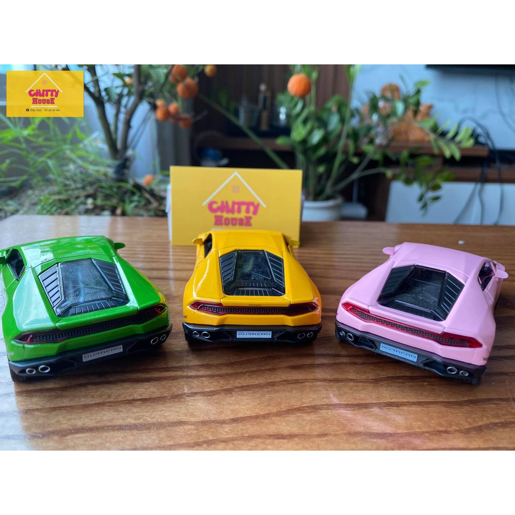 [Chitty]Xe ô tô kim loại Lamborghini Huracan Coupe tỷ lệ 1:36