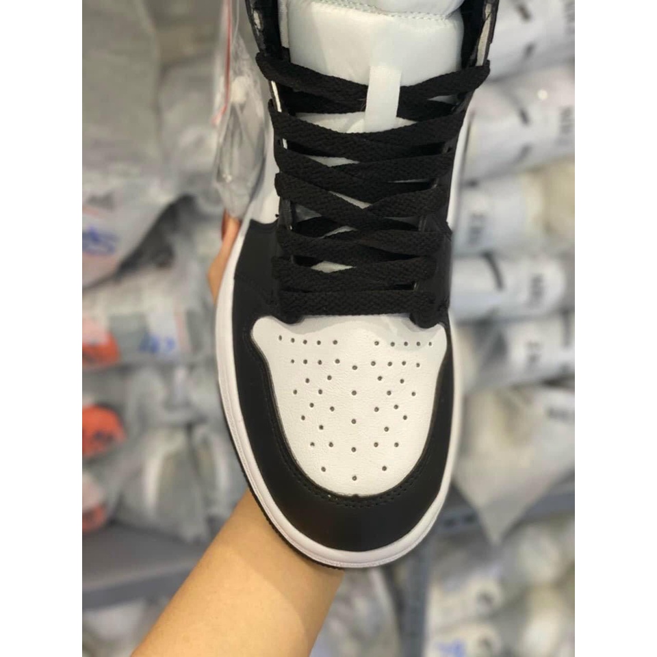 ✅shinnava✅Giày JORDAN PANDA 1;1 , giày jordan đen trắng, giày jd Cổ Cao Nam Nữ Hot Trend fuil hộp