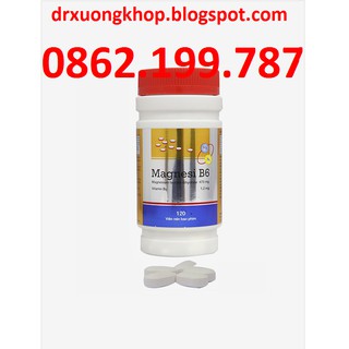 Magnesi B6 - Bổ sung Magie và vitamin B6, hỗ trợ giúp giảm tình trạng chuột rút, đau cơ bắp; căng thẳng thần kinh