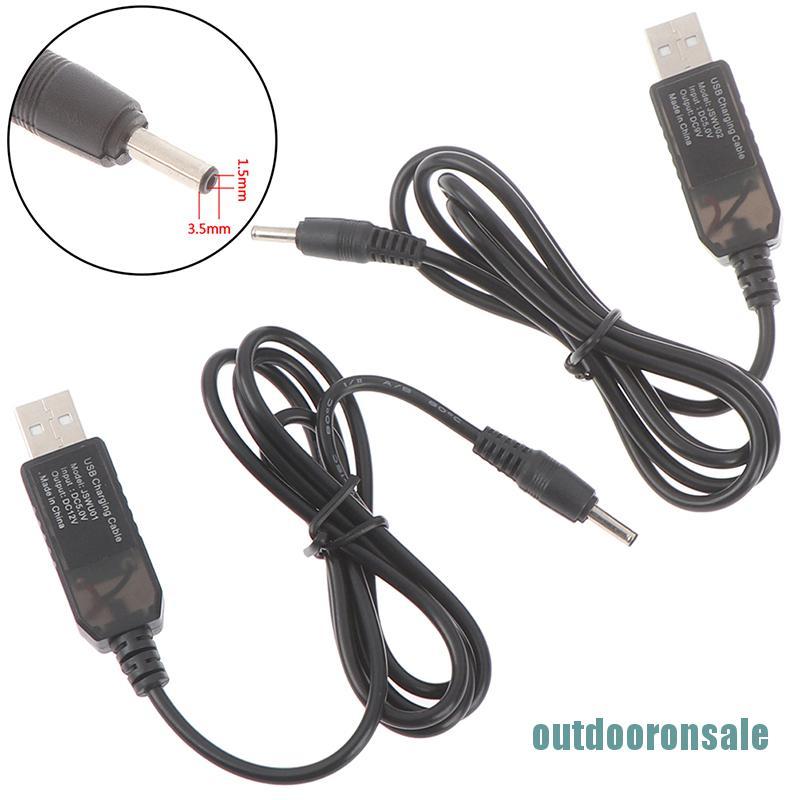 Cáp Tăng Áp Usb 5v Lên Tới 9v 12v 3.5x1.35mm