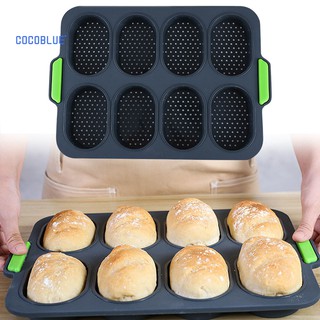 Khuôn Làm Bánh Mì Pháp 8 Lỗ Chống Dính