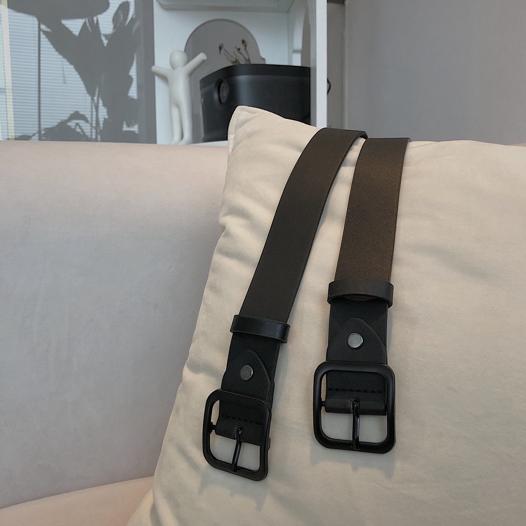 Thắt Lưng Khóa Cài Kiểu Hồng Kông retro Trẻ Trung Dễ Phối Trang Phục Cho Nam