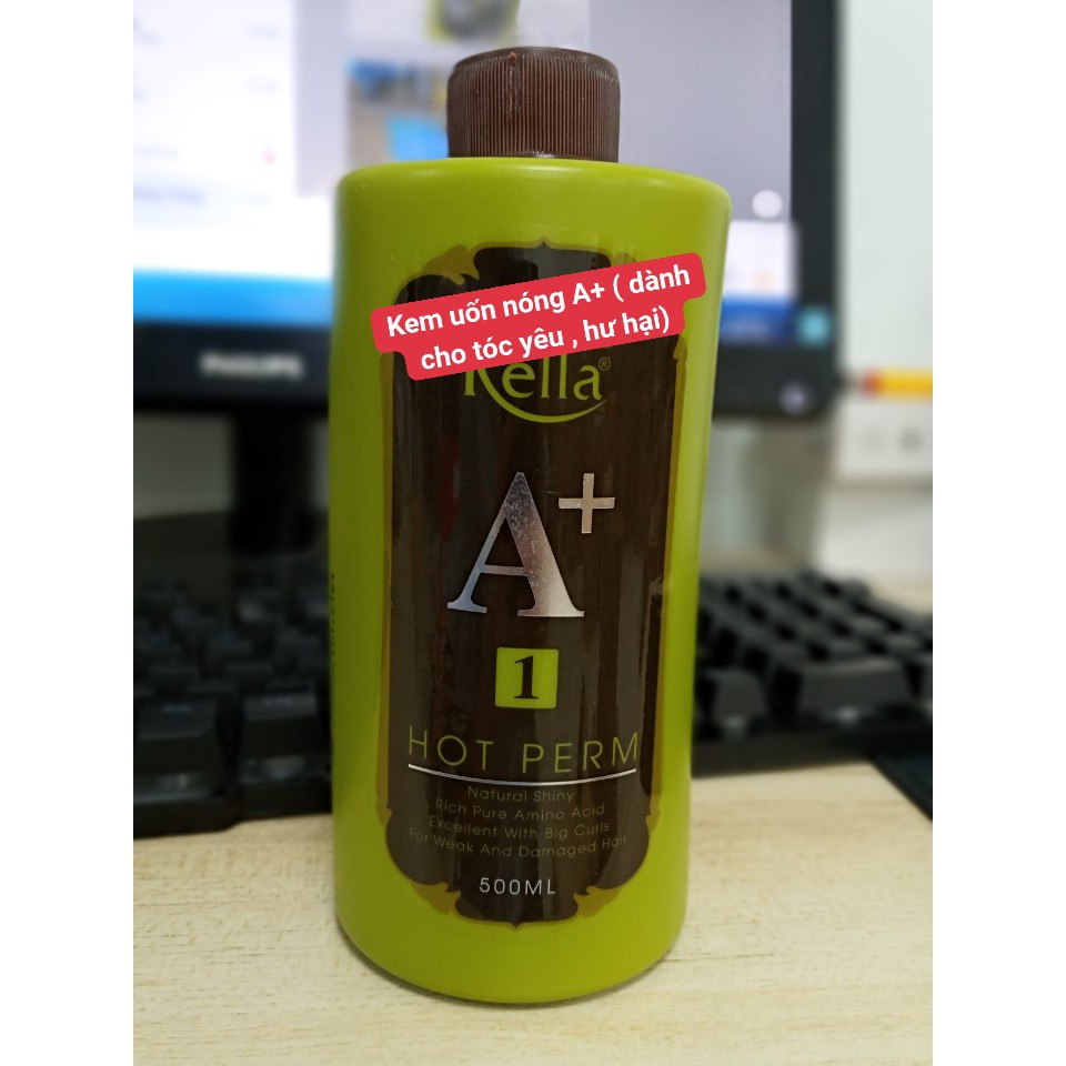Cặp uốn kella 500ml*2  định hình tóc , giữ nếp tóc xoăn bồng bềnh óng ả