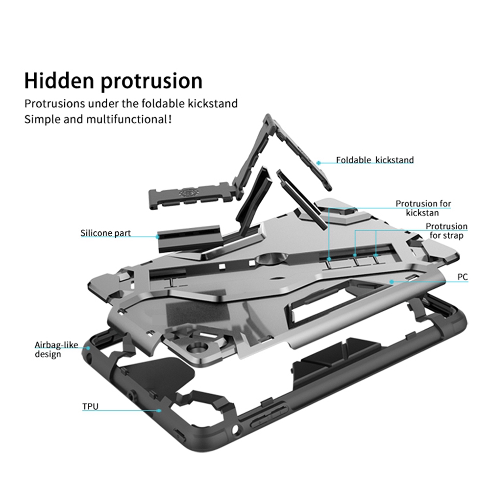 Xiaomi Mi Pad 4 MiPad 4 MiPad4 8.0 inch Case Shockproof TPU+PC Portable Hand Strap Stand Tablet Cover | BigBuy360 - bigbuy360.vn