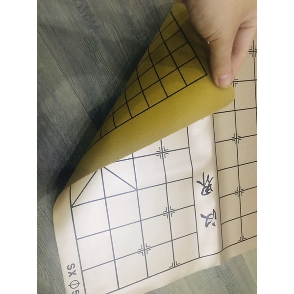 Bàn Cờ Vây Giả Da Cờ Caro 3 Trong 1