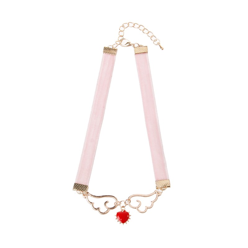 Vòng cổ choker dây nhung mặt khắc hình ngôi sao thủ lĩnh thẻ bài Sakura