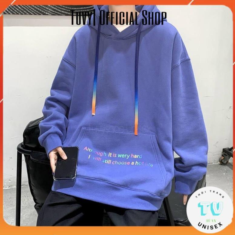 Áo Hoodie Nỉ Nam Nữ From Rộng Unisex In Dạ Quang Phát Sáng Cực Hot Chất Nỉ Ngoại Dày Dặn (atnight)