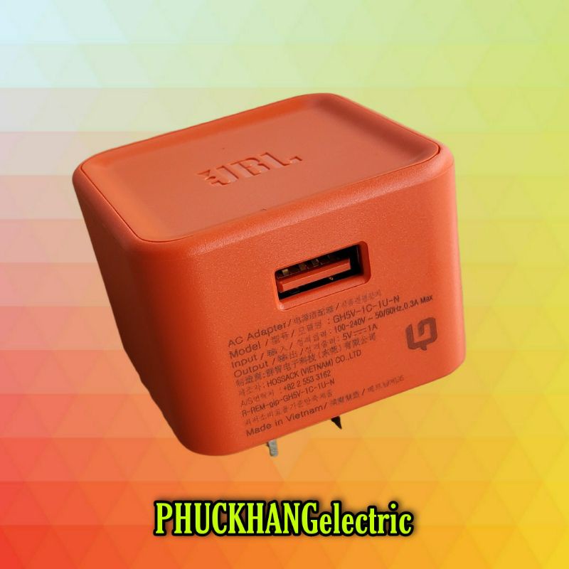 Củ sạc zin JBL 5V 1A chính hãng new 100%