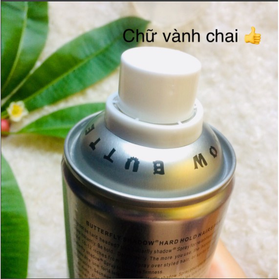 [CHÍNH HÃNG,CHECK CODE,BẢO HÀNH] Gôm xịt tócBUTTERFLY SHADOW 320&600ml cao cấp hàng chuẩn.