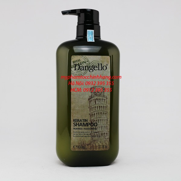 (CHÍNH HÃNG 100%  CÔNG TY THÁI HƯƠNG) Dầu gội xả siêu mượt D'angello keratin 500ml