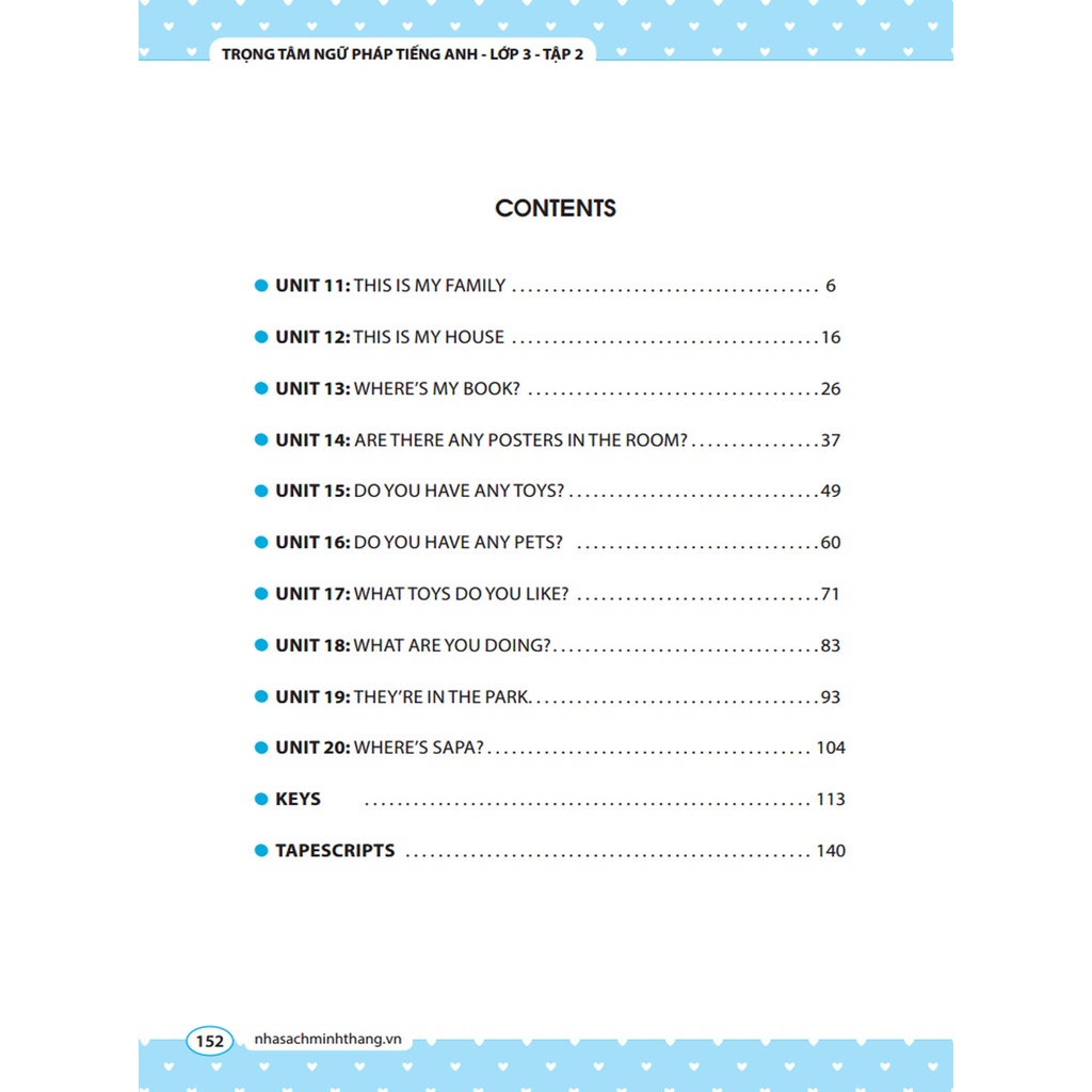 Sách- Trọng tâm ngữ pháp tiếng Anh lớp 3 (trọn bộ 2 tập)