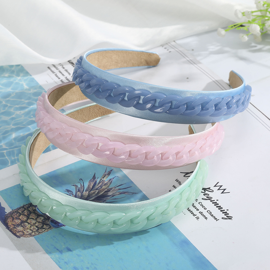 Băng Đô Cài Tóc Màu Trơn Kiểu Dáng Xinh Xắn Thời Trang