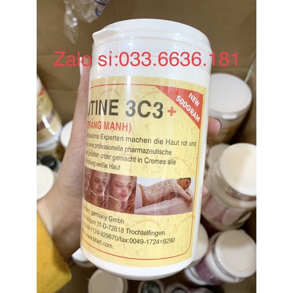 lẻ 1 hủ kem abutine 3c3 hủ 500g