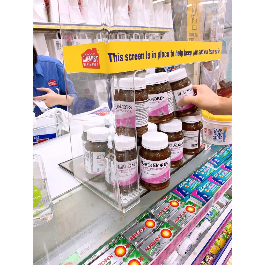 ( Mẫu mới 2022) Hoa anh thảo Evening Primrose Oil Blackmores Úc 190 viên