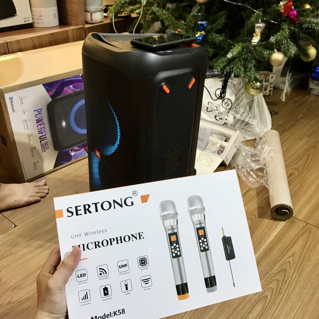 Micro Không Dây Sertong SER K58 - Cận Audio