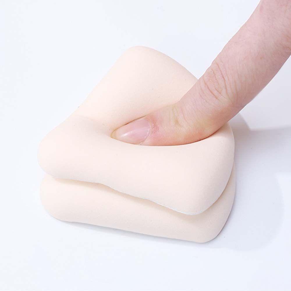 QQMALL Bộ 2 Miếng Mút Trang Điểm Bằng Cotton Màu Kẹo Dễ Thương Dùng Được Cho Kem Nền Ướt Và Khô