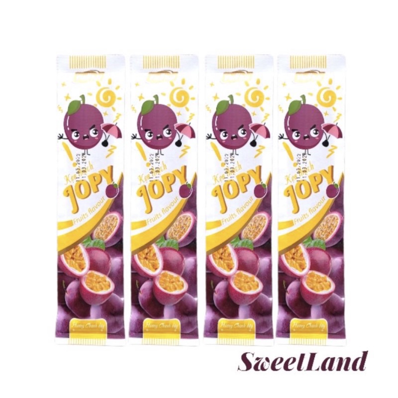 Kẹo Thạch trái cây JOPY Việt Thái túi 24 thanh 770g