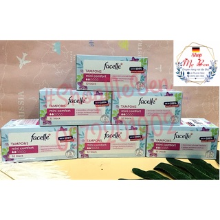 BĂNG VỆ SINH DẠNG TAMPON FACELLE SIZE MINI COMFORT 32 viên
