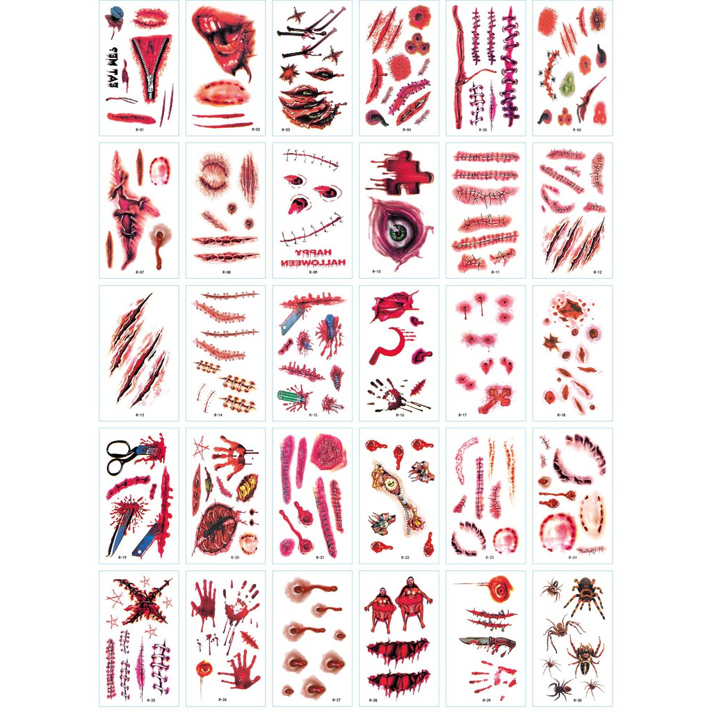 ✔️️️ 1 miếng dán hình Tatto nhỏ