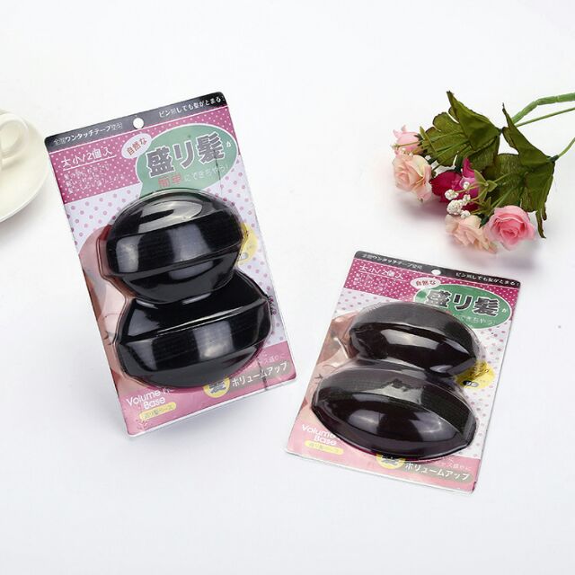 Set 2 miếng độn phồng tóc cổ trang mút