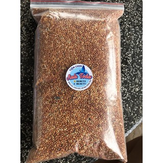 1kg Hạt kê bóng đỏ dùng cho vẹt, chim cu gáy