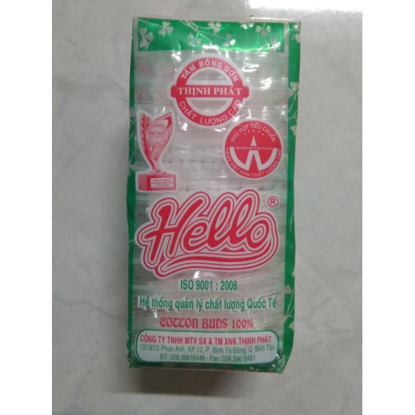Tăm bông ngoáy tai Hello