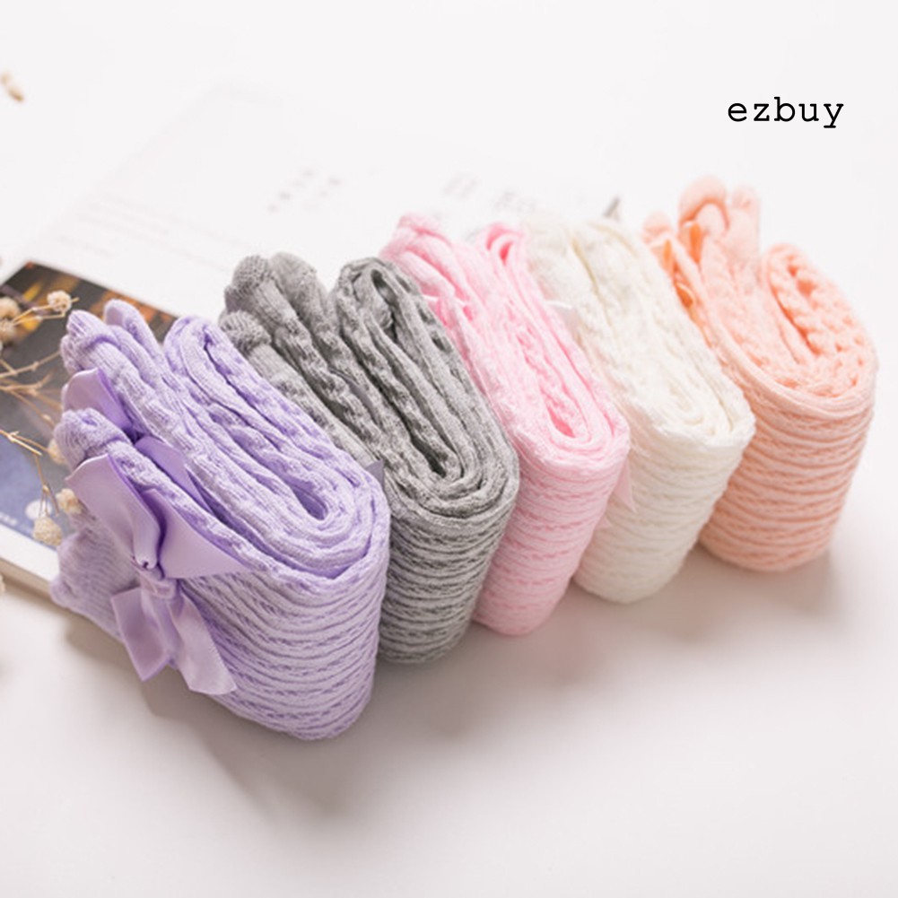 Tất Cổ Cao Đến Đầu Gối Đính Nơ 32cm Thời Trang Cho Bé Gái