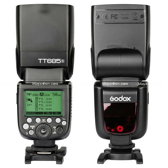 Đèn flash Godox TT685 cho Sony, Canon, Nikon, Fujifilm - Bảo hành 12 tháng
