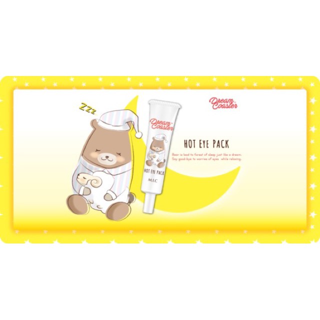 [CHÍNH HÃNG] [Quà] Kem Nóng Triệt Tiêu Thâm Quầng, Dưỡng Trắng Và Chống Lão Hóa Vùng Mắt DREAM COASTER HOT EYE PACK | BigBuy360 - bigbuy360.vn