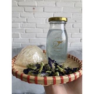 Yến sào chưng sẳn vị yến mix hoa đậu biếc