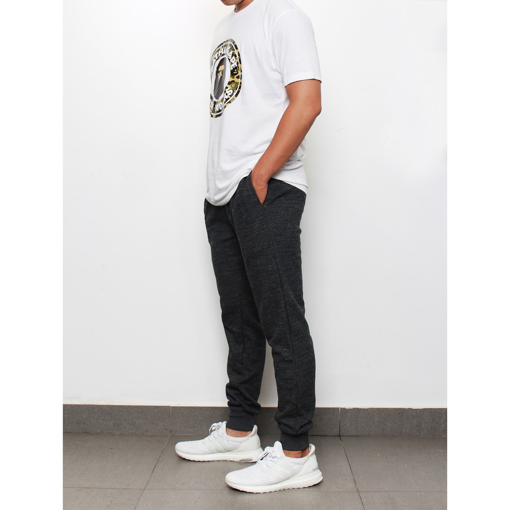 Quần Jogger THUN DA CÁ, 1 màu trơn, form unisex nam nữ mặc được, big size 110kg | BigBuy360 - bigbuy360.vn